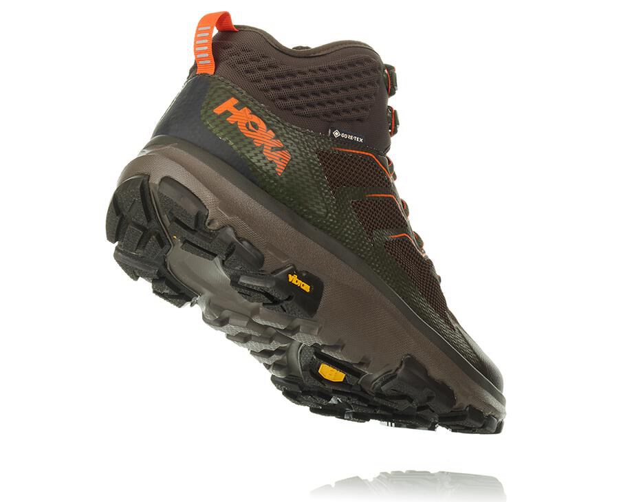 Hoka One One Hiking Boots Mens Brown - Toa GORE-TEX - 03182HVYU